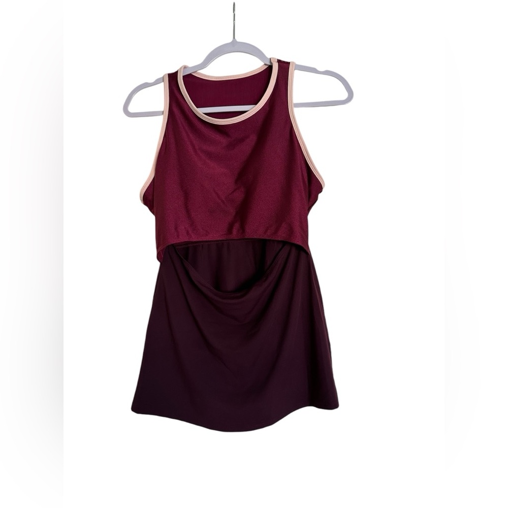 Fabletics | Luana Pink Cut-Out Performance Tank Women’s M | Activewear Top